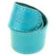 *BROOKS* leather trouser strap (turquoise)