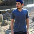 *CEDAR CYCLING* merino wool t-shirt (heather gray)