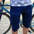 *NARIFURI* army cargo shorts (navy)
