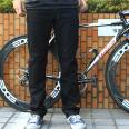 *BLUE LUG* stretch bike denim (black)