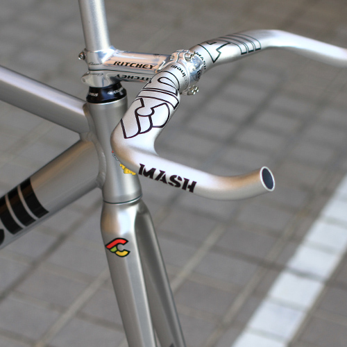 cinelli mash bullhorn handlebar silver