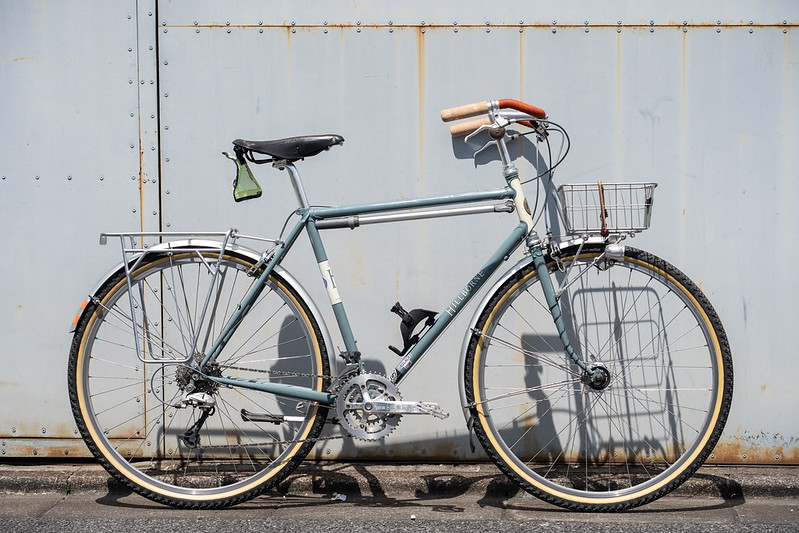 Rivendell Sam Hillborne 55サイズ RIVENDELL* sam hillborne frame set (bronzey green) - BLUE