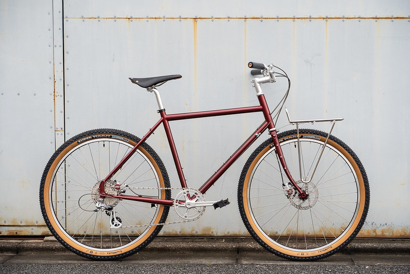 美品bluelugクランクsurly crustグラベルoldmtb CRUST BIKES* nor' easter / BUILT BY BLUE LUG - CUSTOMER'S BIKE