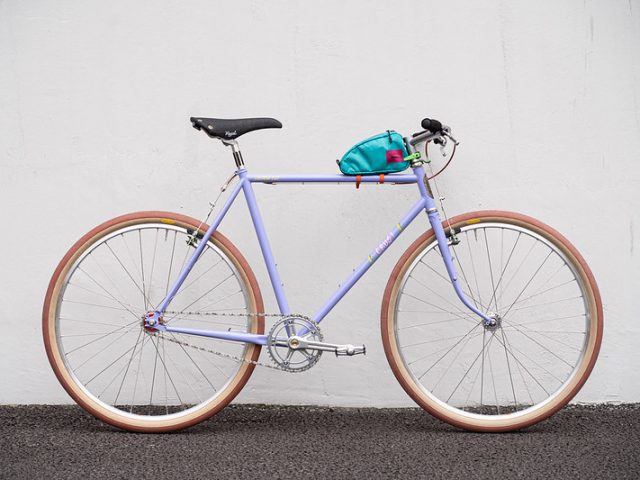 Crust Bikes ステム　シルバー　60mm nitto bluelug 🌴 CRUST BIKES 🌴 SINGLE SPEED LIGHTNING BOLT - BLUE LUG