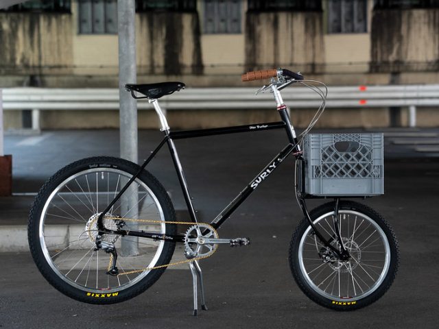 🌴 CRUST BIKES 🌴 CLYDESDALE CARGO FORK - BLUE LUG