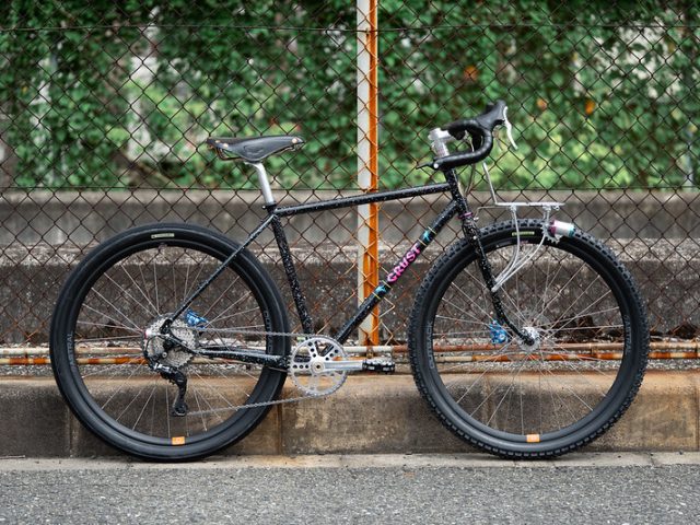 CRUST BIKES evasion XM フレームセット全て新品 CRUST BIKES* evasion frame (matte clear/non-boost) - BLUE