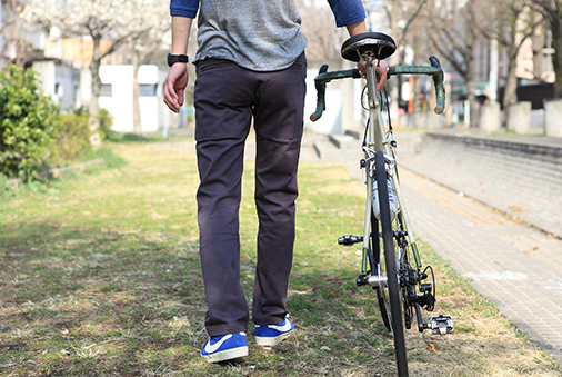 ひし型 BLUE LUG bike work shorts（indigo）Mサイズ | vlamor.com