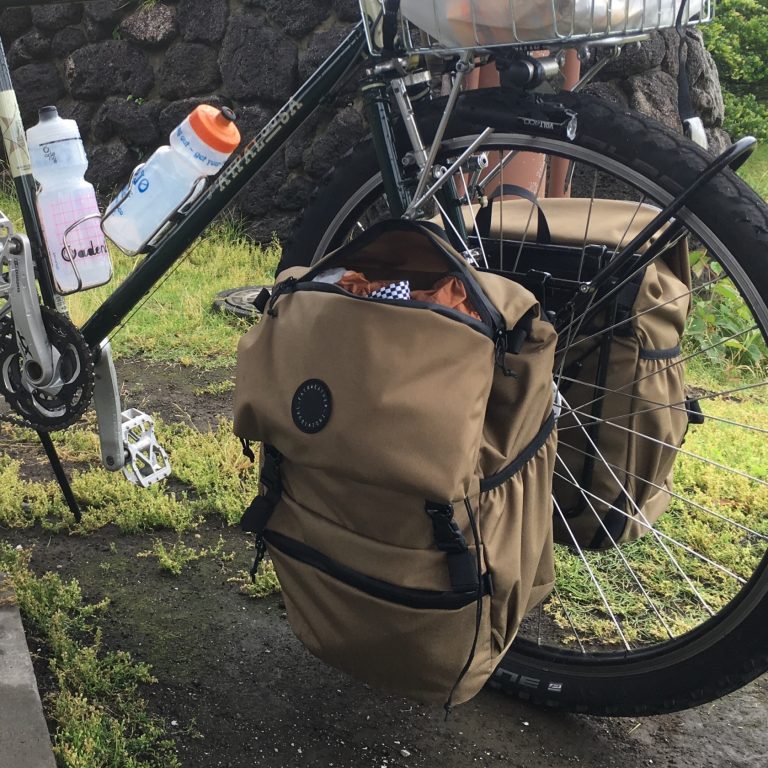 FAIRWEATHER* flaptop pannier (brown) - アクセサリー