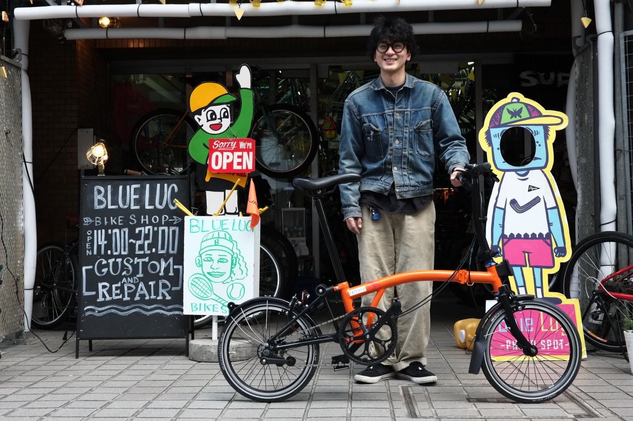 公式代理店 レアeerdermetaal brompton ブロンプトン ブルーラグ - 自転車