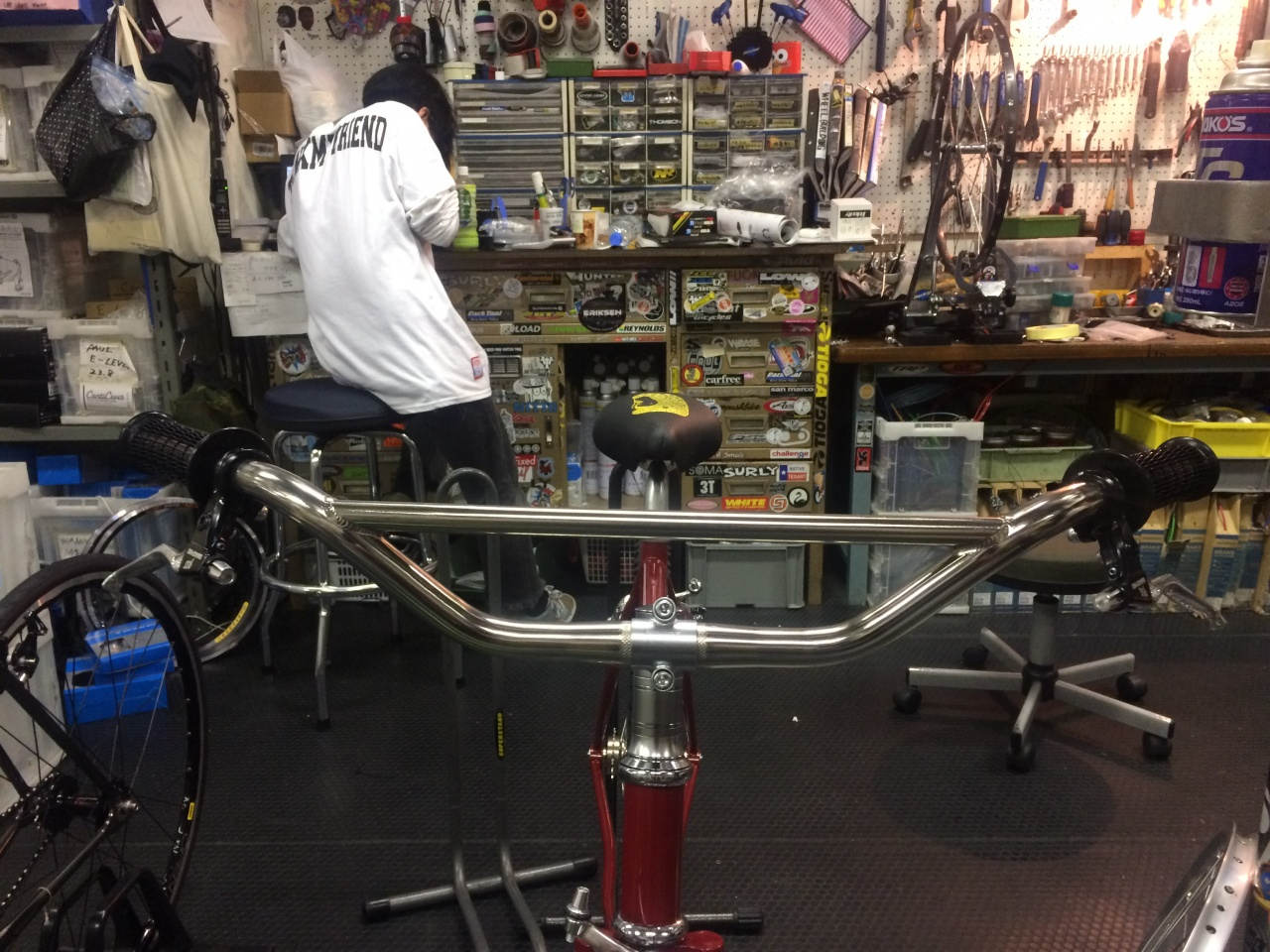 VELO ORANGE klunker bar ハンドル ブルーラグ VELO ORANGE* klunker bar (nickel silver) - BLUE LUG GLOBAL