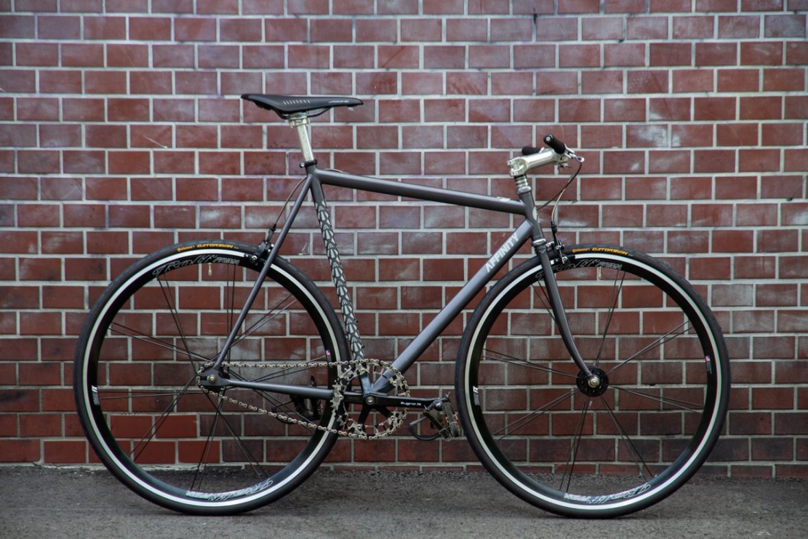 AFFINITY PRO TRACK CRANK＆CHAINRING着弾&バイクチェック
