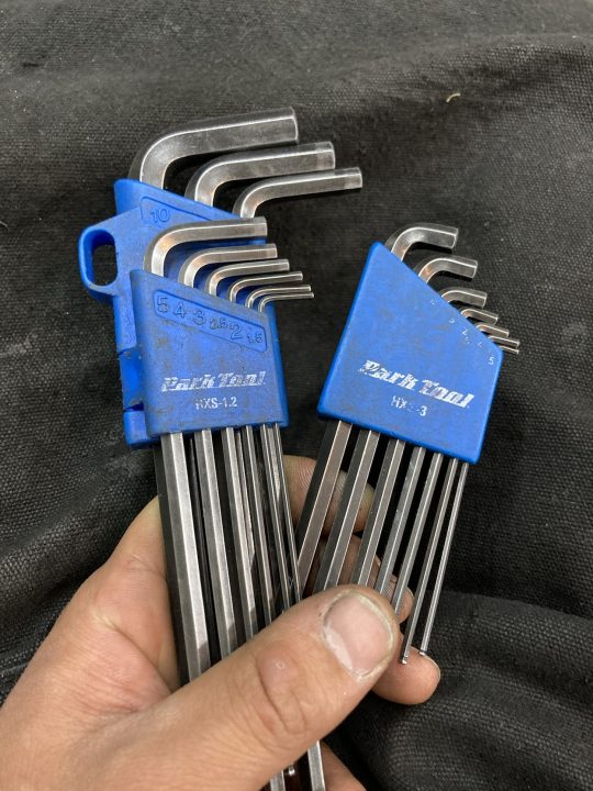 PARK TOOL* pro hex wrench set - BLUE LUG ONLINE STORE