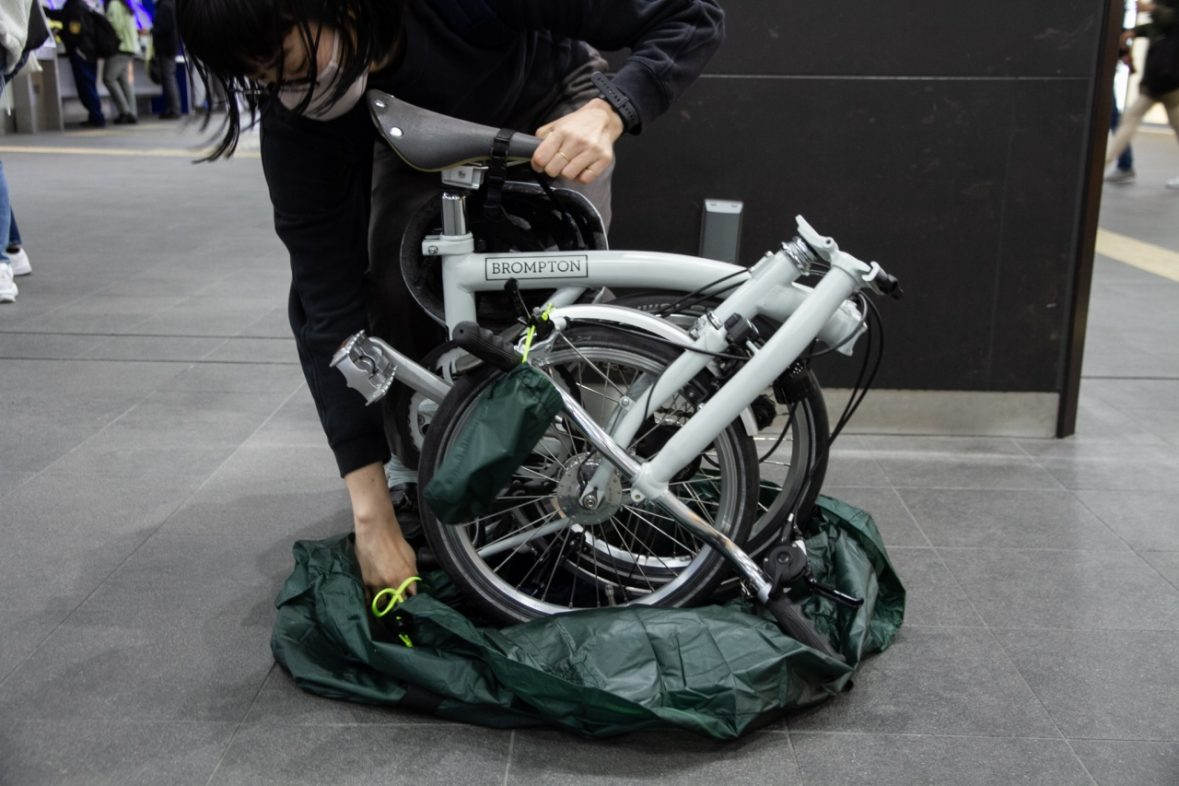 FAIRWEATHER mini velo carry bag 輪行　ブルーラグ FAIRWEATHER* mini velo carry bag (gray) - BLUE LUG ONLINE STORE