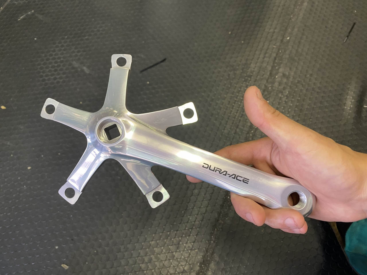 デュラエース FC-7600 DURA-ACE クランク NJS 170mm5ピンチェーンリングボルト付き