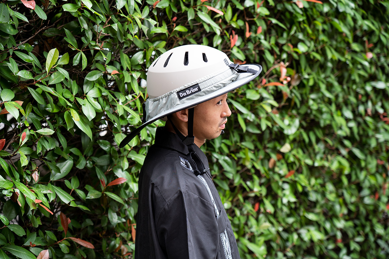DA BRIM* cycling sporty helmet visor (tan) - BLUE LUG GLOBAL 
