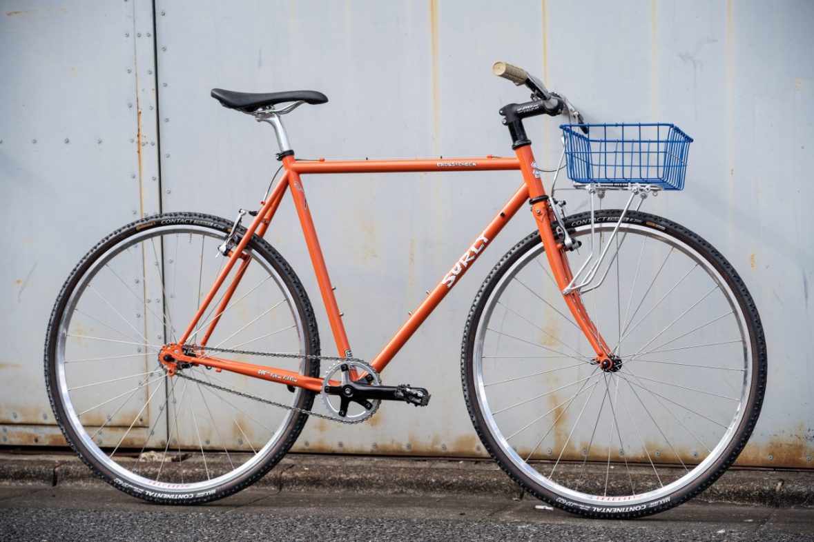 FAIRWEATHER フレームバッグ レッド ブルーラグ Surly FAIRWEATHER フレームバッグ レッド ブルーラグ Surly