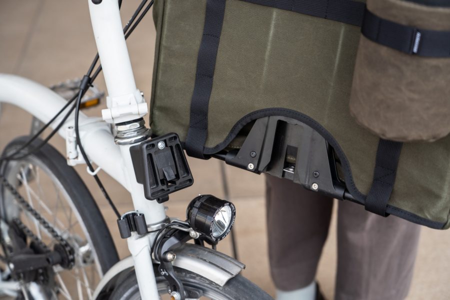 FAIRWEATHER “FRONT BAG FOR BROMPTON” - BLUE LUG BLOG