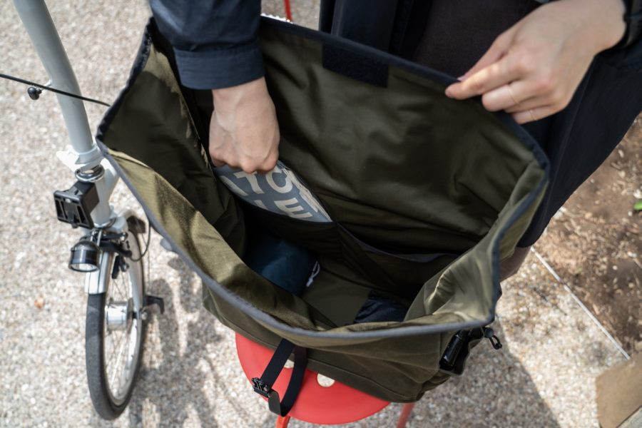 FAIRWEATHER “FRONT BAG FOR BROMPTON” - BLUE LUG BLOG