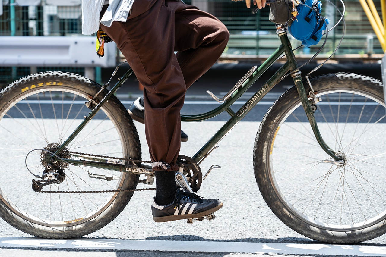 UTS x PWA x BLG “BIKE CHINO” NAVY SIZE:M-