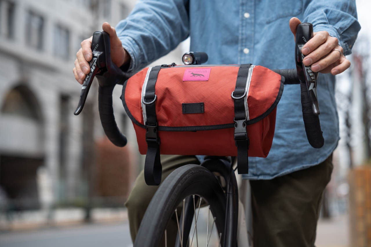 SWIFT INDUSTRIES* paloma handlebar bag (ecopak/redwood) - BLUE LUG 