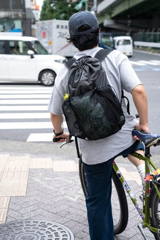FAIRWEATHER* packable pack (black) - BLUE LUG GLOBAL ONLINE