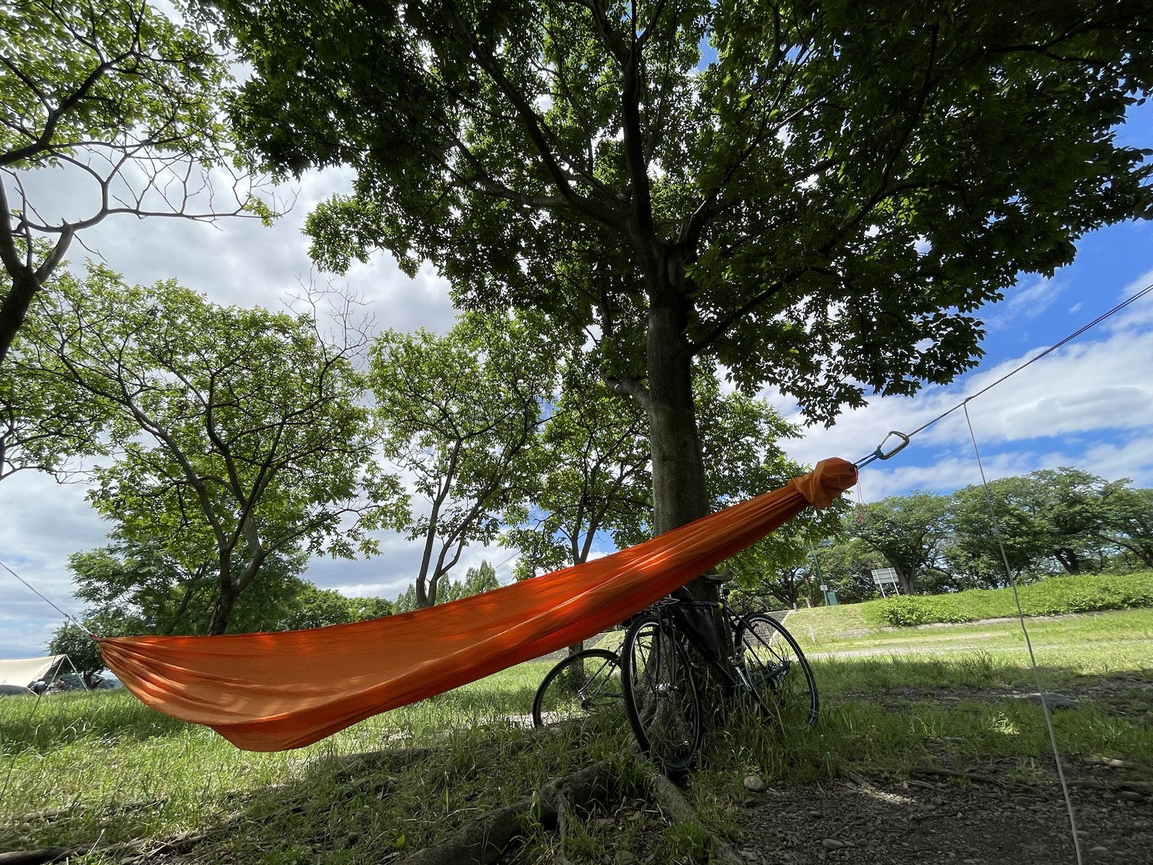 JINDAIJI MOUNTAIN WORKS* PB camp hammock & UL woopie tree strap ...