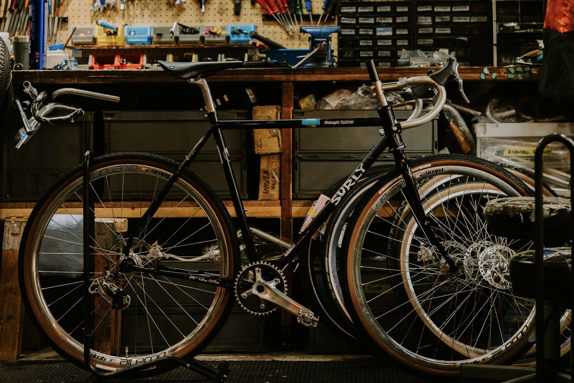 ピスト クリンチャー ホイール ブルーラグ SURLY RIVENDELL RIVENDELL