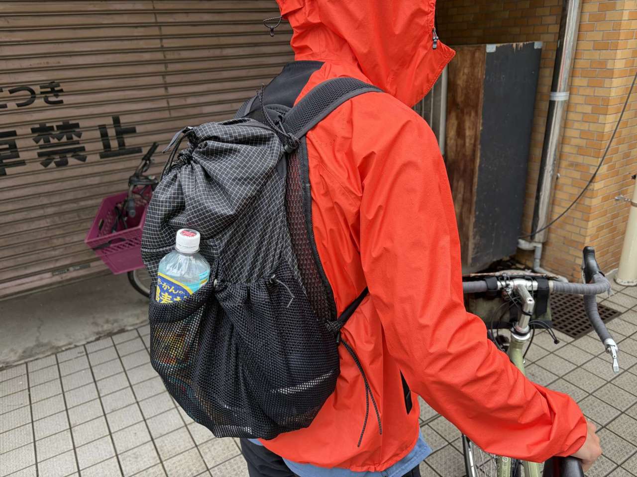 FAIRWEATHER* packable pack (grid rip/black) - BLUE LUG ONLINE STORE
