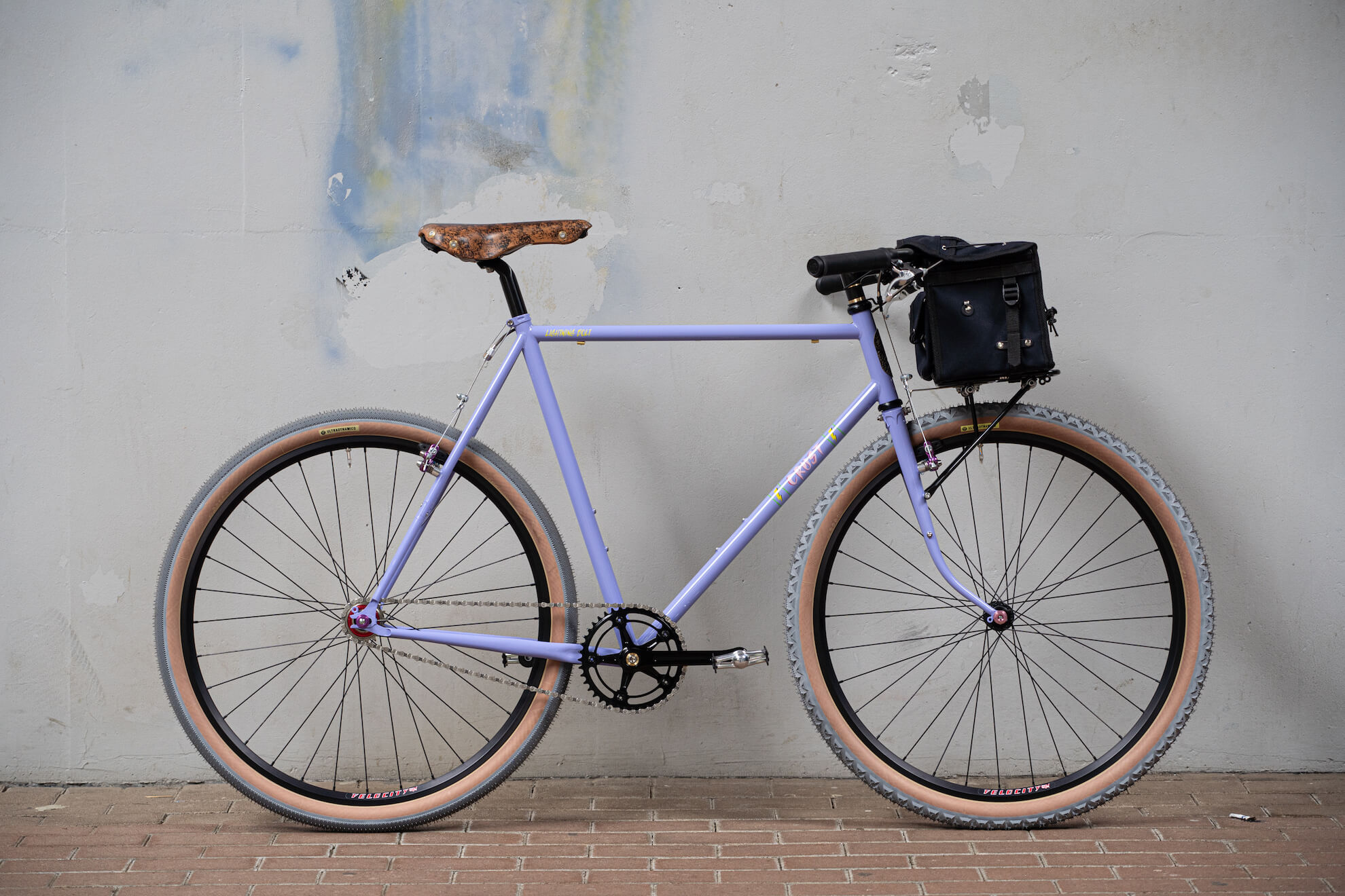 🌴 CRUST BIKES 🌴 SINGLE SPEED LIGHTNING BOLT - BLUE LUG