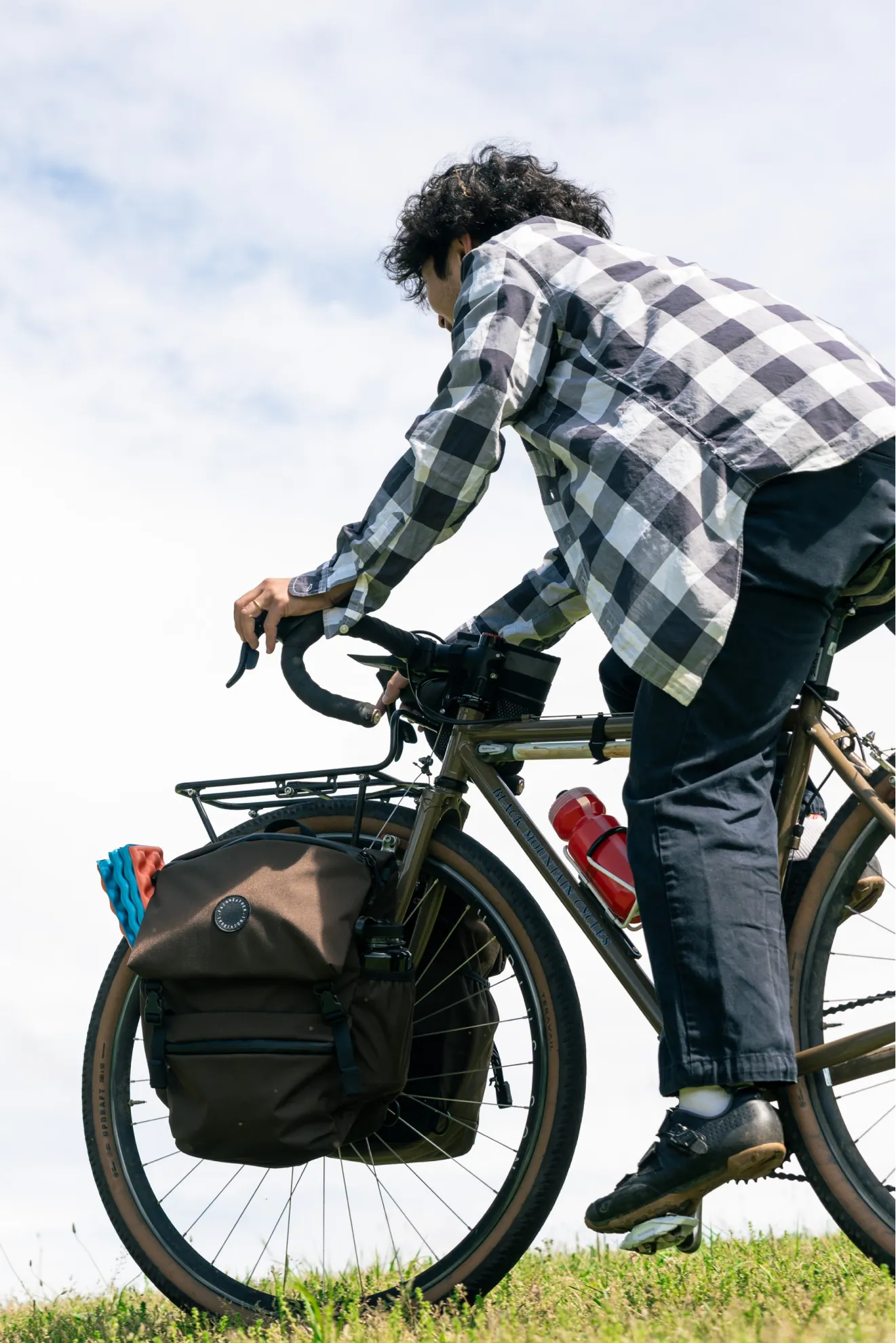 FAIRWEATHER flaptop pannier ブルーラグ Flaptop Pannier - FAIRWEATHER BIKE BAG CATALOG || BLUE LUG