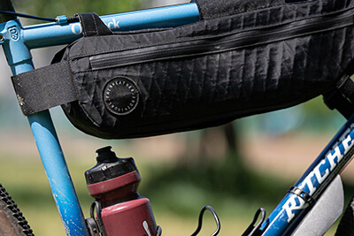 FAIRWEATHER フレームバッグ ネイビー ブルーラグ Surly Frame Bag - FAIRWEATHER BIKE PACIKING CATALOG || BLUE LUG