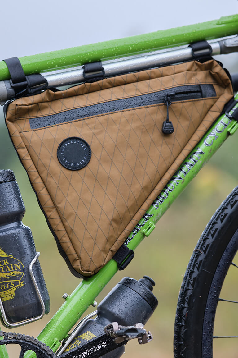 Frame Bag ADV - FAIRWEATHER BIKE PACIKING CATALOG || BLUE LUG