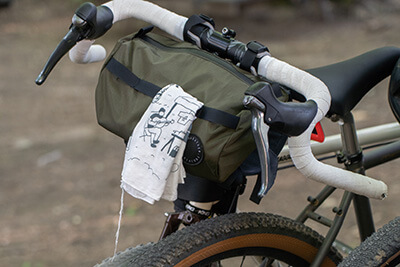 Handlebar Bag+ - FAIRWEATHER BIKE PACIKING CATALOG || BLUE LUG