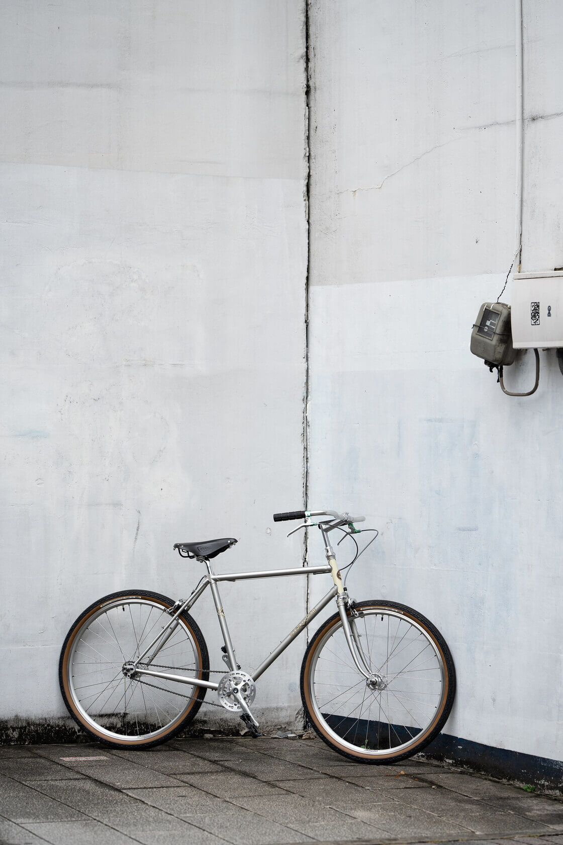 Rivendell Roaduno silver 54.5 フレームセット RIVENDELL* roaduno frame set (hiho silver) - BLUE LUG ONLINE