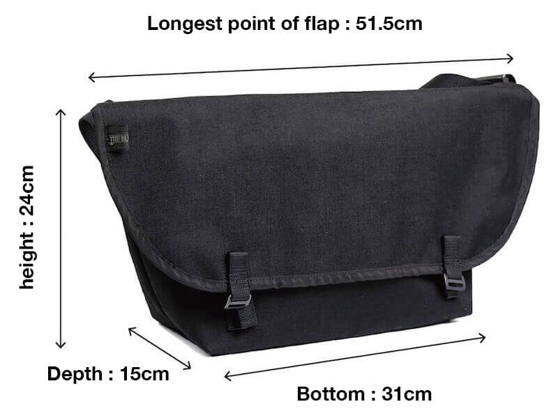 *BLUE LUG* the messenger bag half (navy)